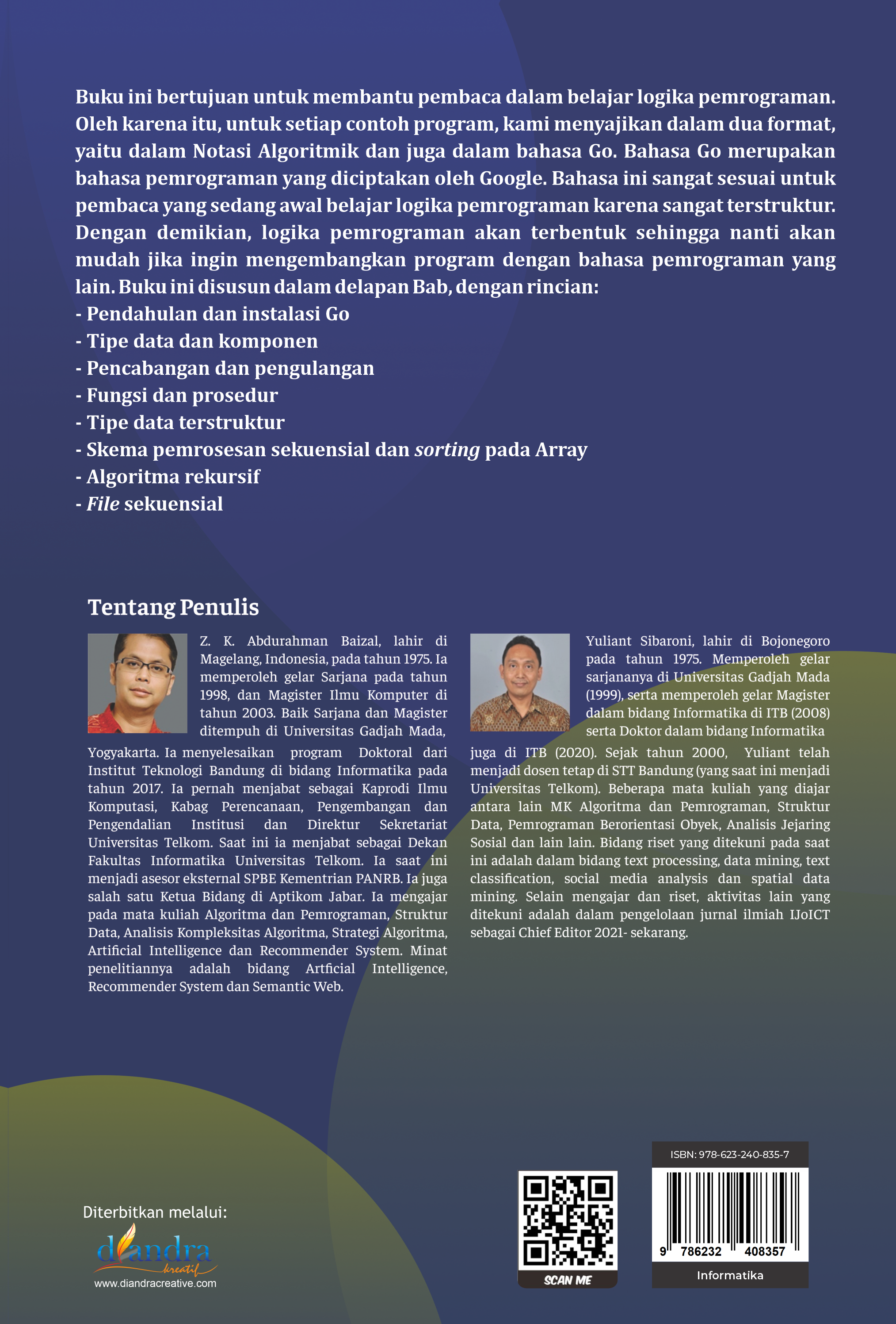 Algoritma dan Pemrograman Menggunakan Bahasa_Back Cover Algoritma dan Pemrograman Menggunakan Bahasa - Gambar 2