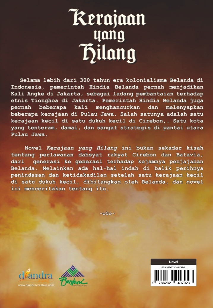 Kerajaan yang Hilang_Back Cover Kerajaan yang Hilang - Gambar 2