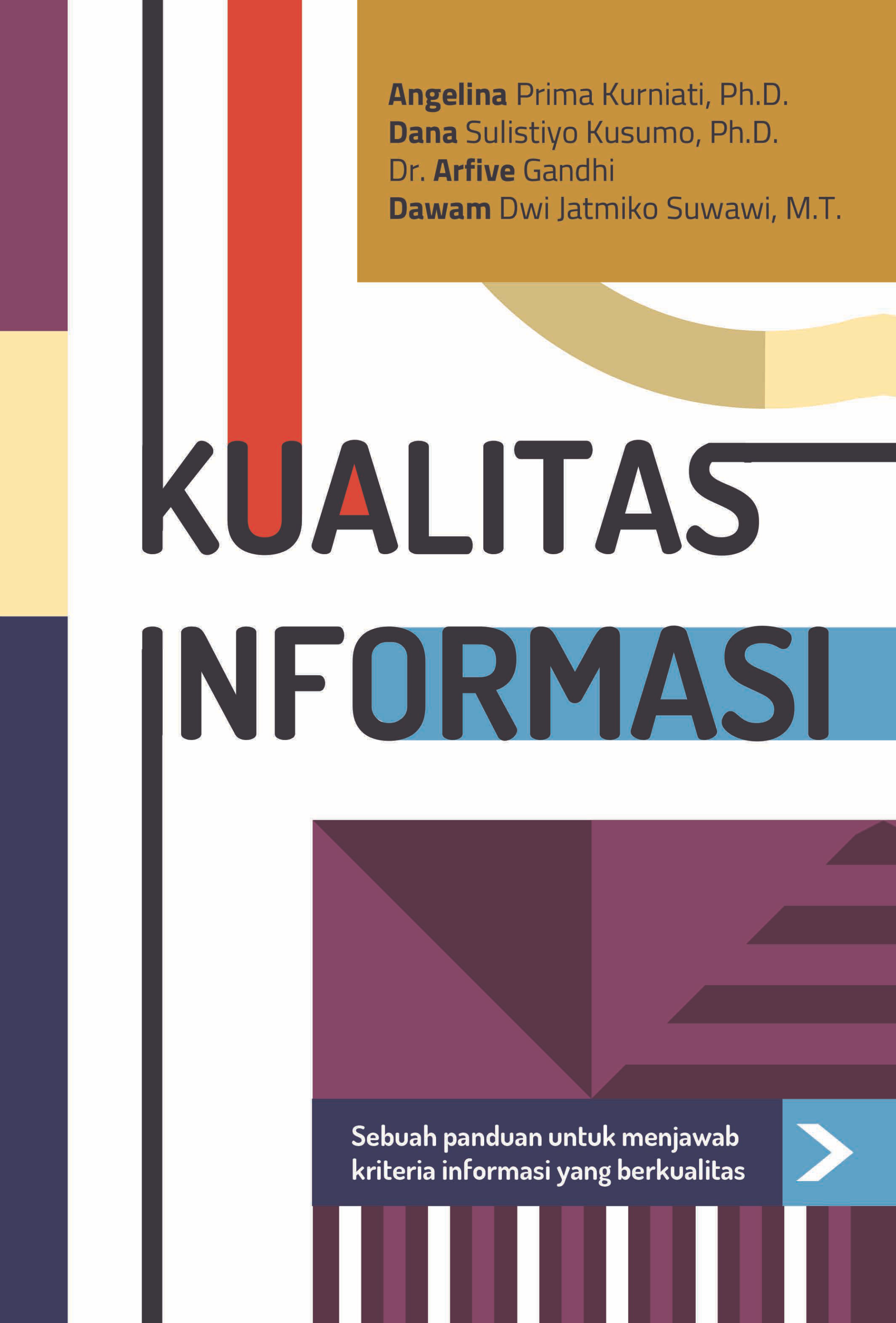 Kualitas Informasi_Front Cover Kualitas Informasi - Gambar 1