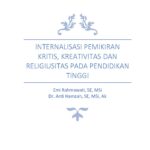 Internalisasi Pemikiran Kritis, Kreativitas dan Religiusitas Pada Pendidikan Tinggi