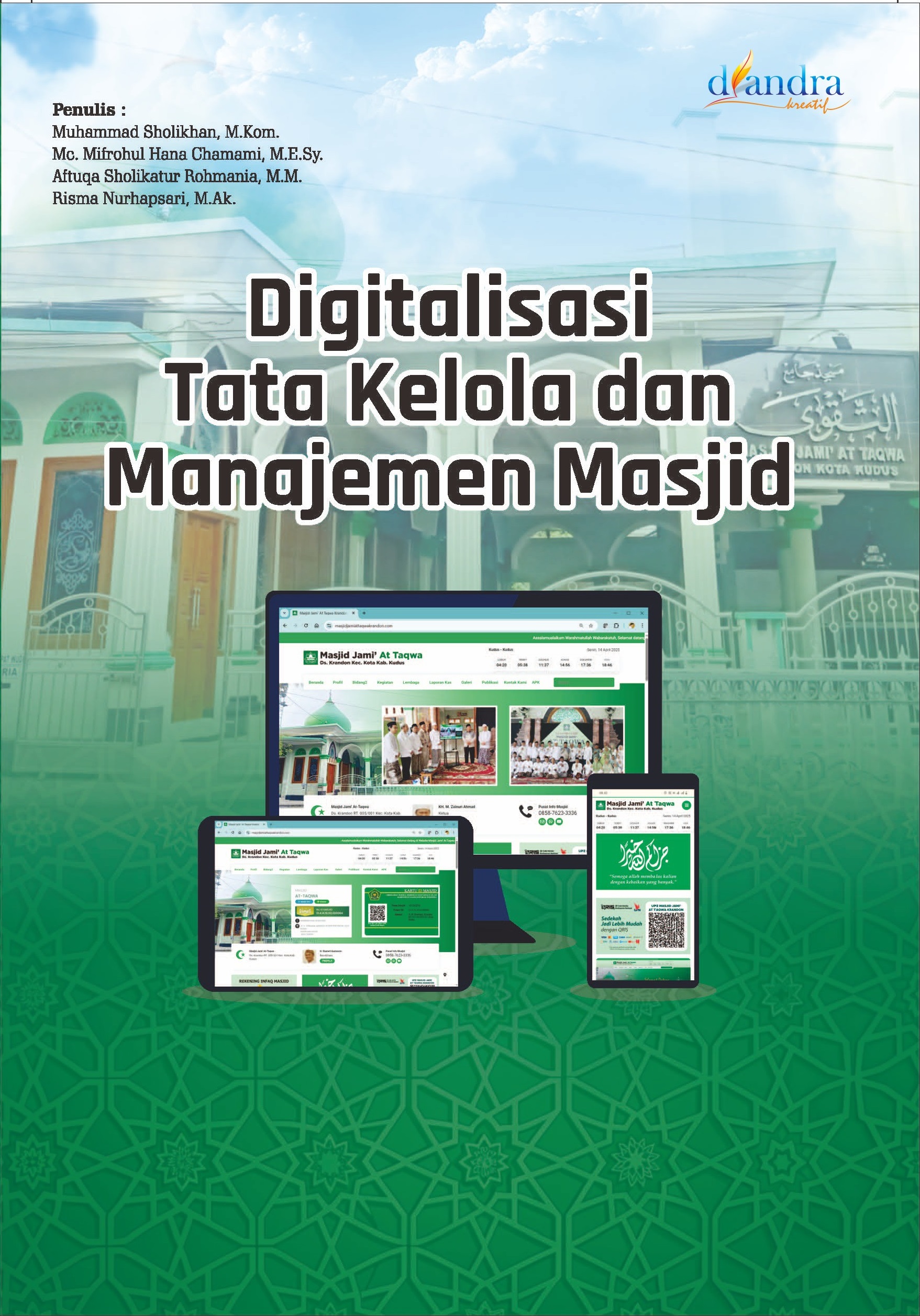 Kover Depan isbn DIGITALISASI TATA KELOLA DAN MANAJEMEN MASJID - Gambar 1