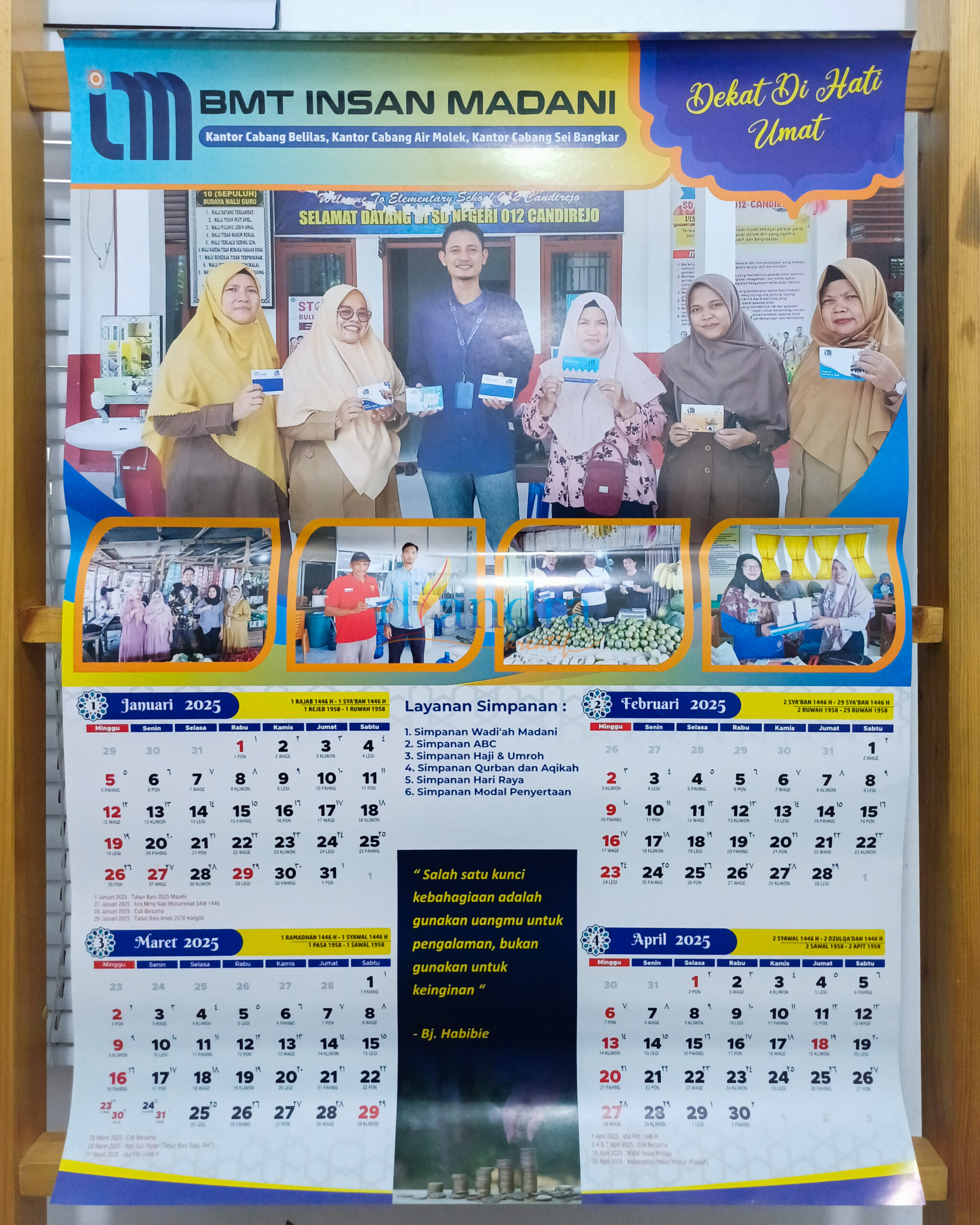 Kalender Dinding Kertas Artpaper